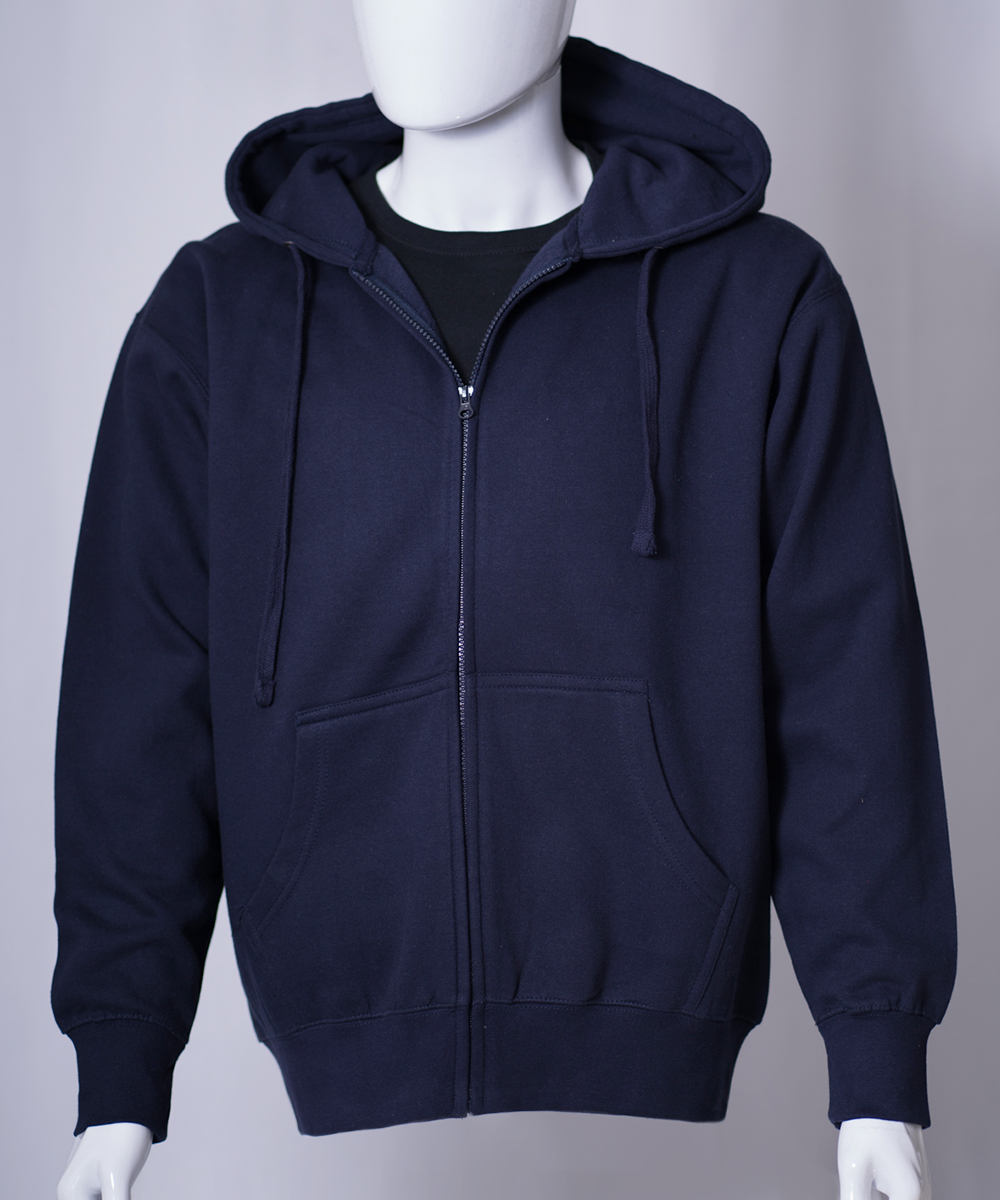 navy blue fleece hoodie